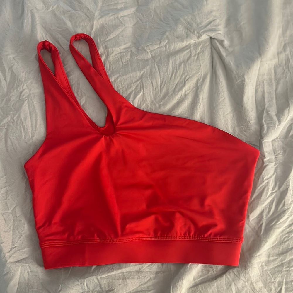 garage red one strap crop top- new with tags never worn